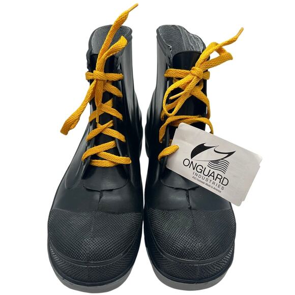 New Onguard Industries Steel Toe Work Boots 6in PVC Polyblend Size 10 NWT USA main image 4